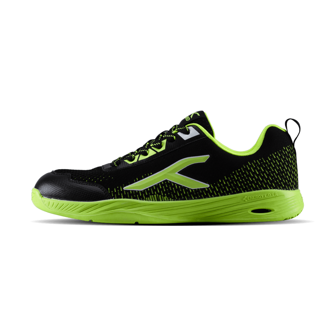 hundred court flyer badminton shoes black/lime — image 1 of 6