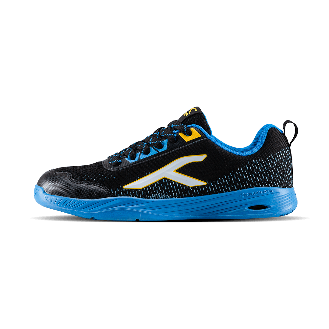 hundred court flyer badminton shoes black/blue — image 1 of 6